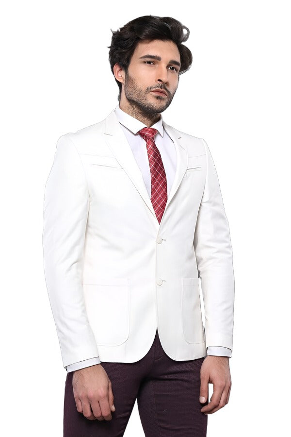 Cream linen store jackets