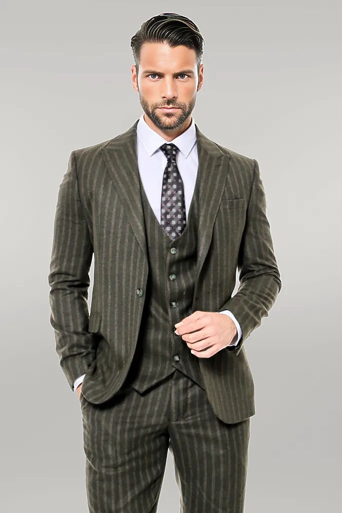 Striped Slim newest fit suit