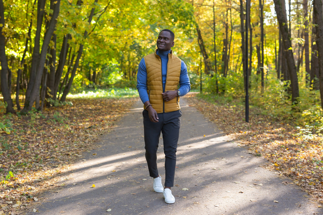 Puffer Vests Under Suit Jackets: The Midtown Uniform
