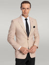 Blazer Slim-Fit Estampado Amarillo - Wessi