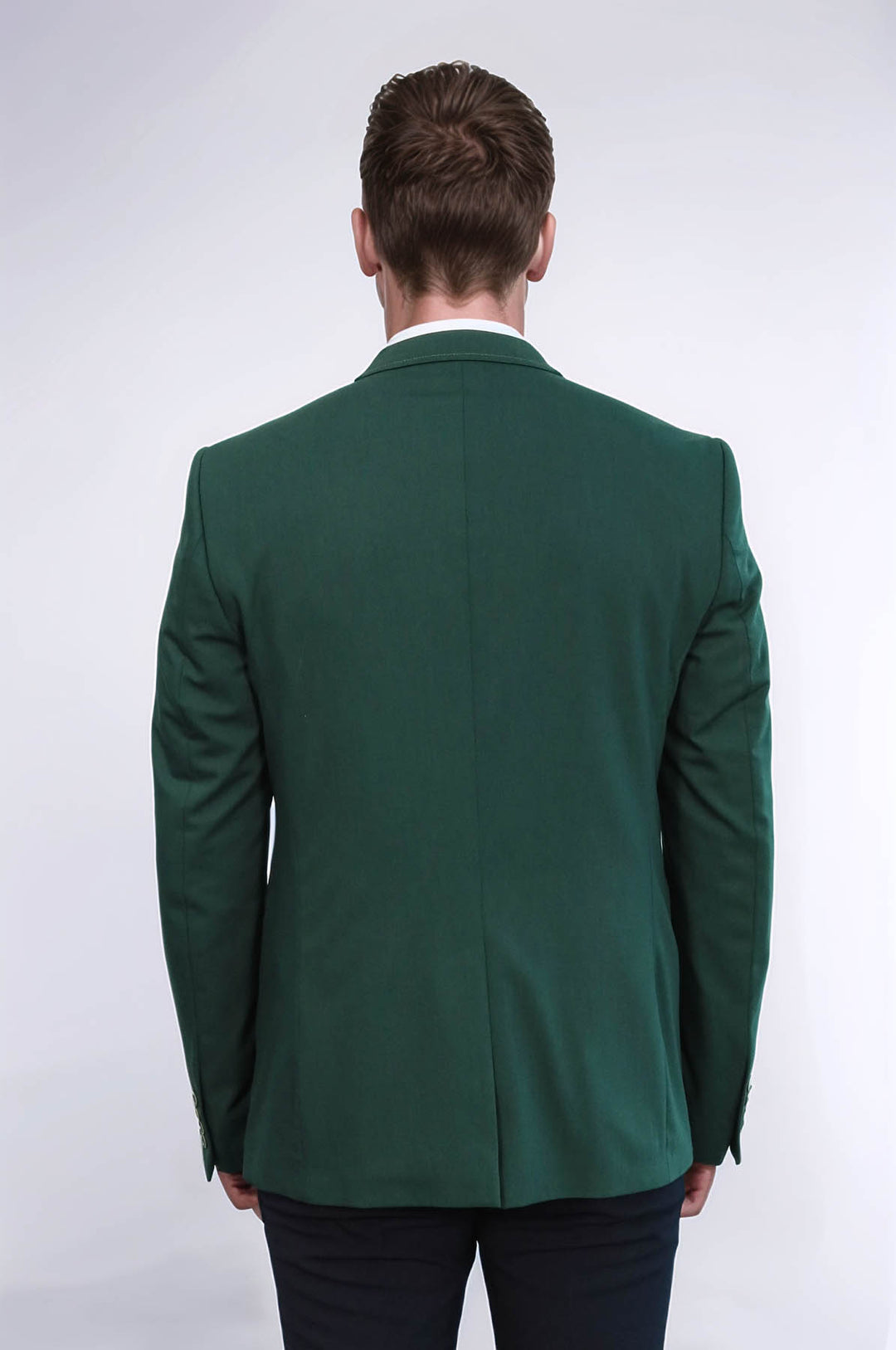 Veste verte à double boutons et épaule à revers mono-Wessi