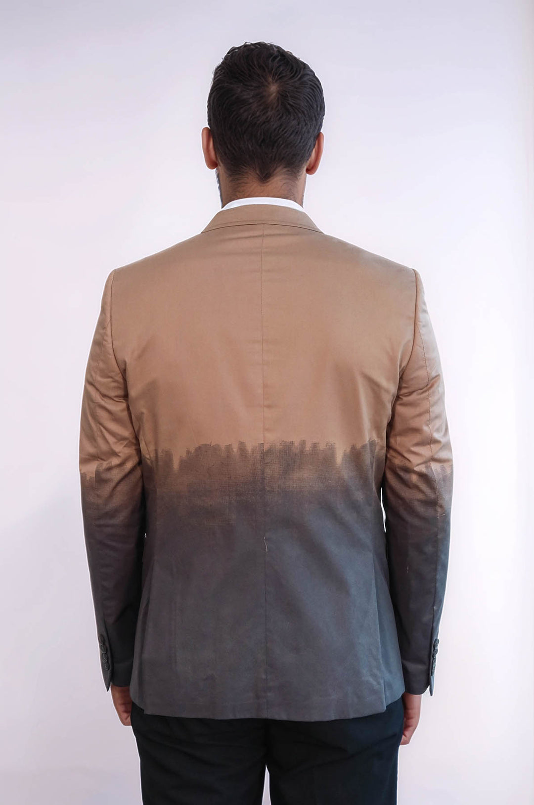 Blazer Slim Fit en coton marron - Wessi