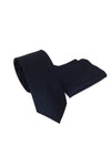 Classic Navy Tie and Handkerchief - Wessi