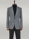 Plain Slim Fit Sport Grey Men Blazer - Wessi