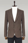 Blazer Homme Uni Slim Fit Sport Marron - Wessi