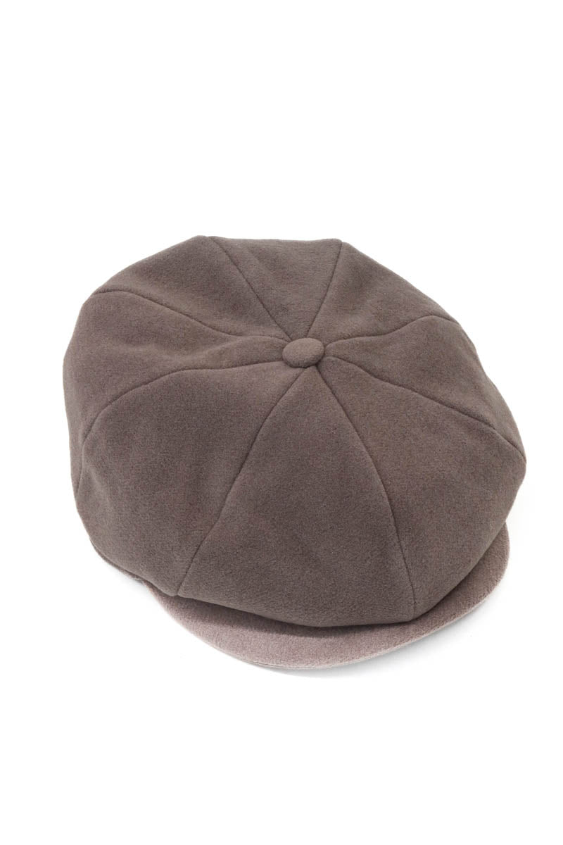 Beige Wool Gatsby Men Hat - Wessi