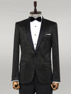 Shawl Lapel Slim Fit Blazer Men Tuxedo Jacket - Wessi