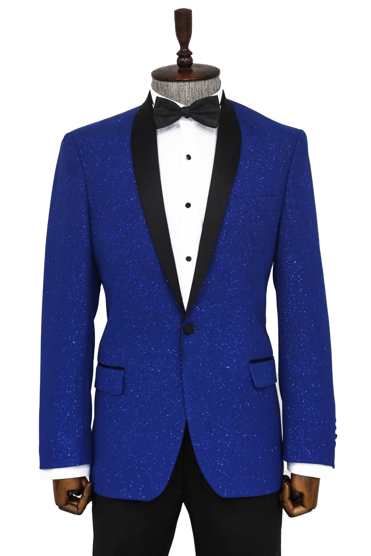 Shawl Lapel Navy Blue Men Prom Blazer Wessi 50 Blue