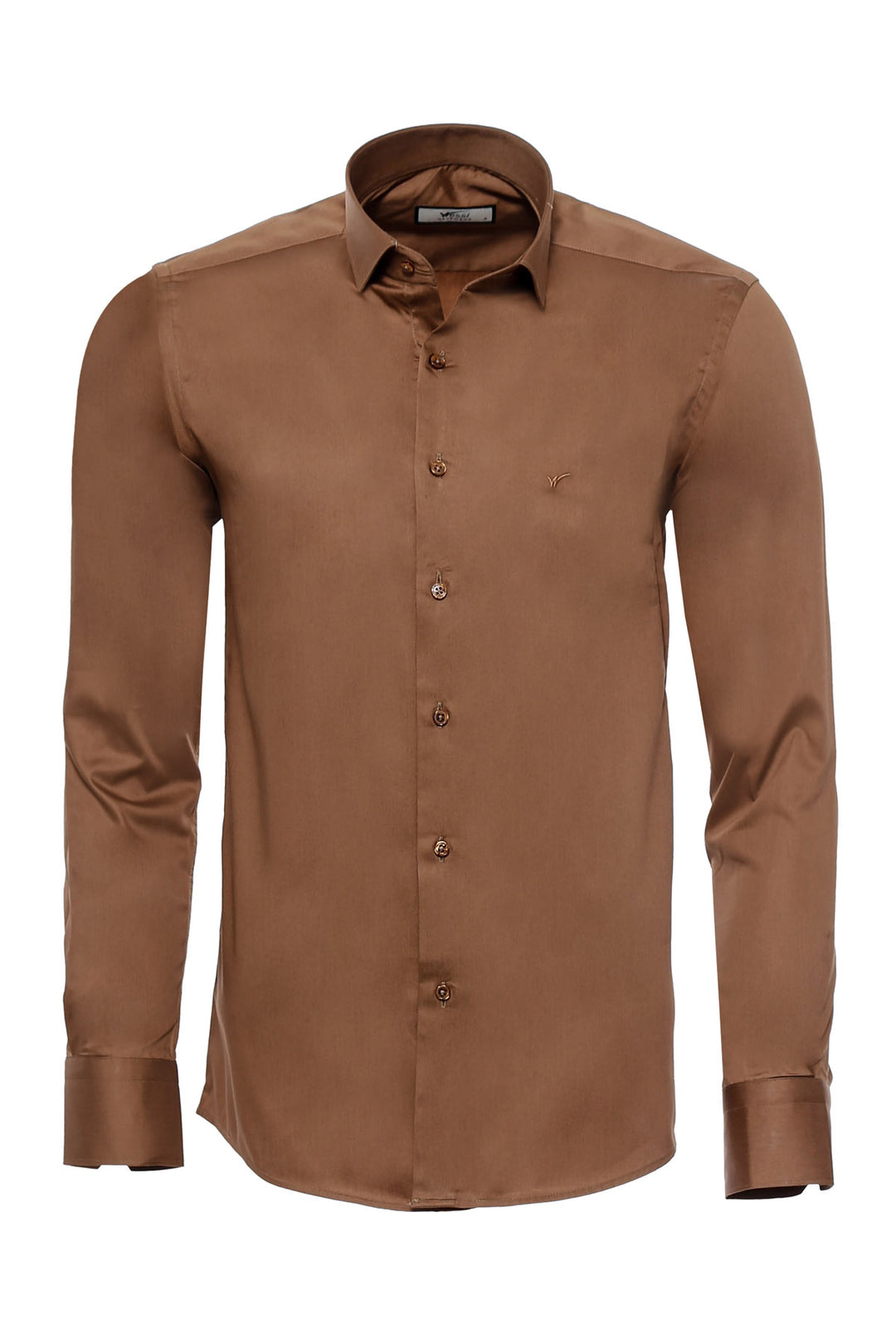 Chemise en satin beige - Wessi