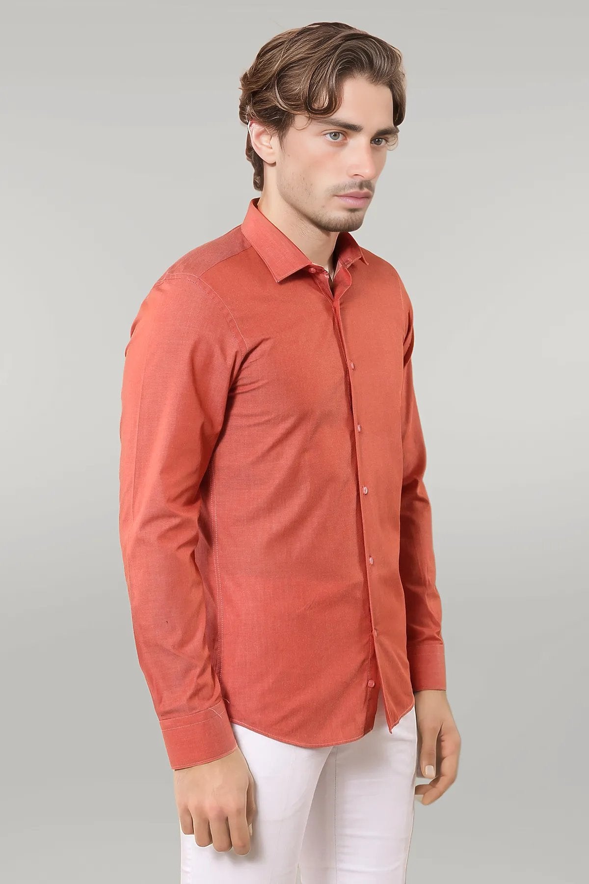 Salmon Colored Dress Shirt