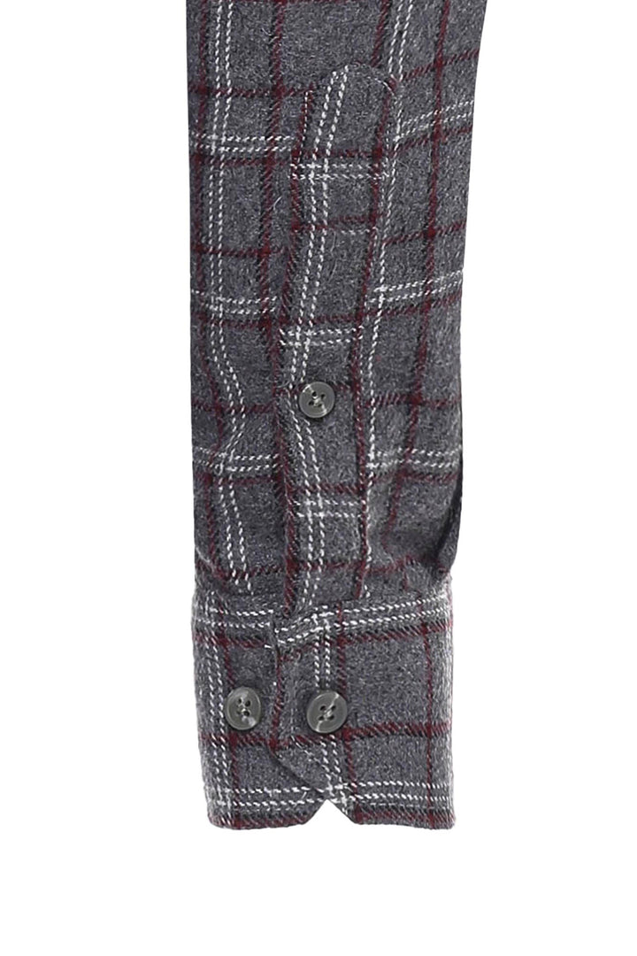 Checked Grey Men Lumberjack Shirt - Wessi