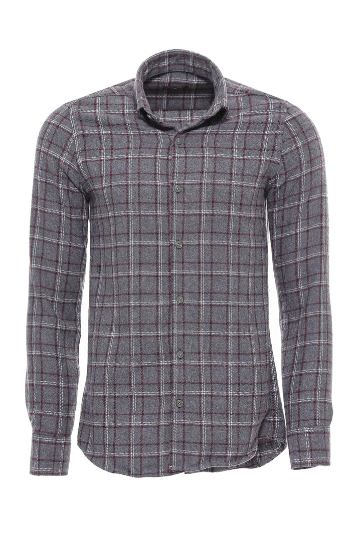 Checked Grey Men Lumberjack Shirt - Wessi