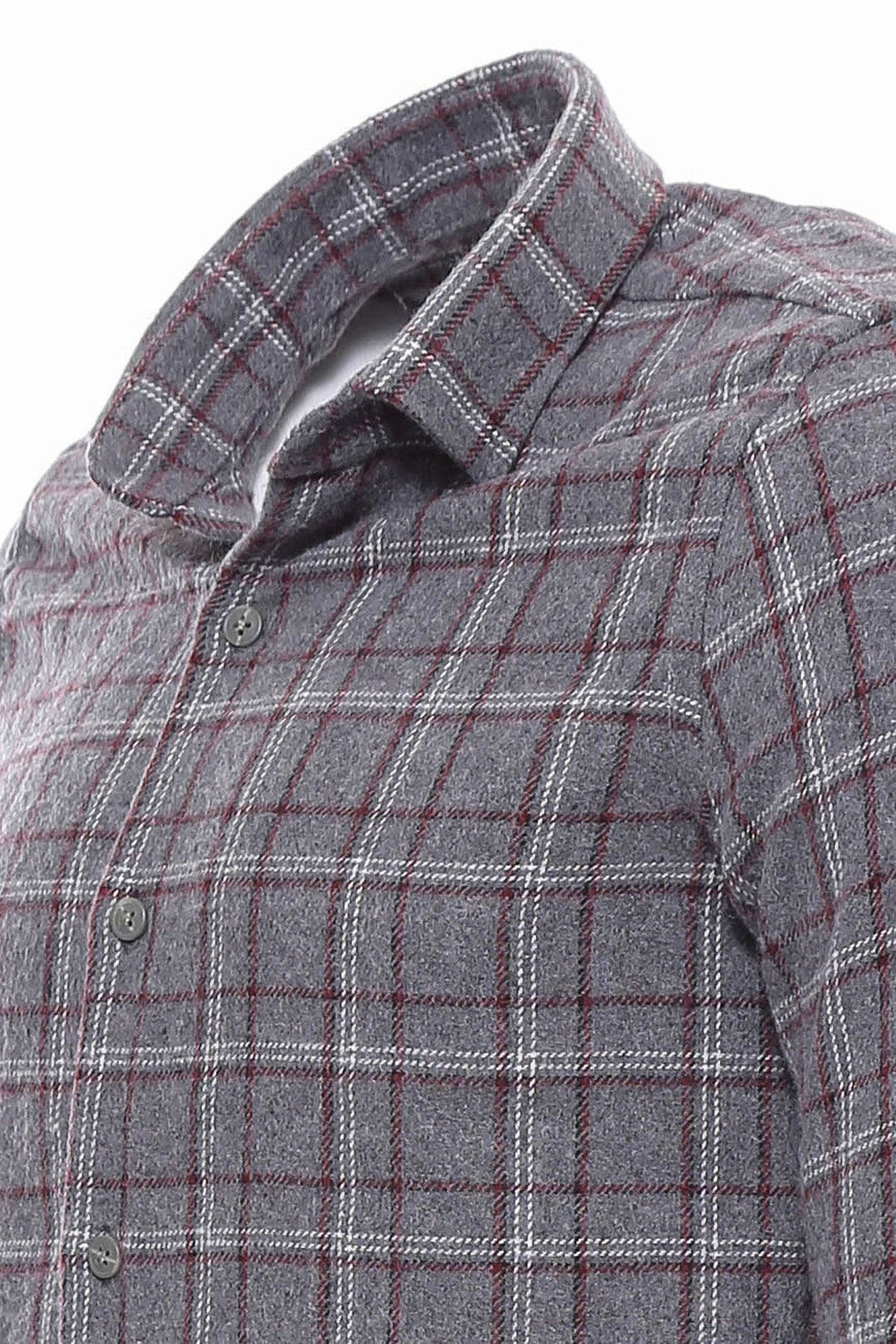 Checked Grey Men Lumberjack Shirt - Wessi