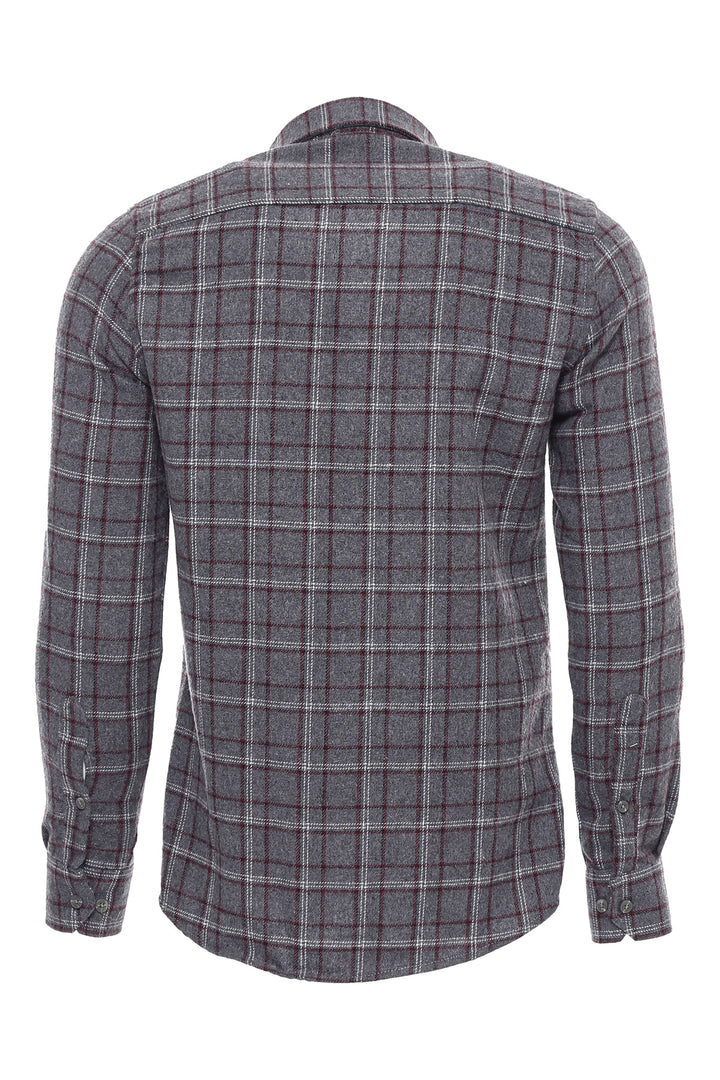 Checked Grey Men Lumberjack Shirt - Wessi