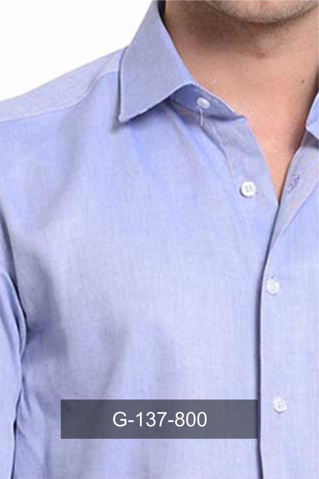 Oxford Patterned Blue Shirt - Wessi