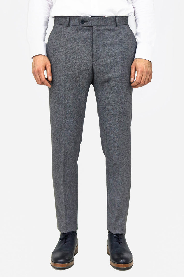 Plain Grey Men Trousers - Wessi