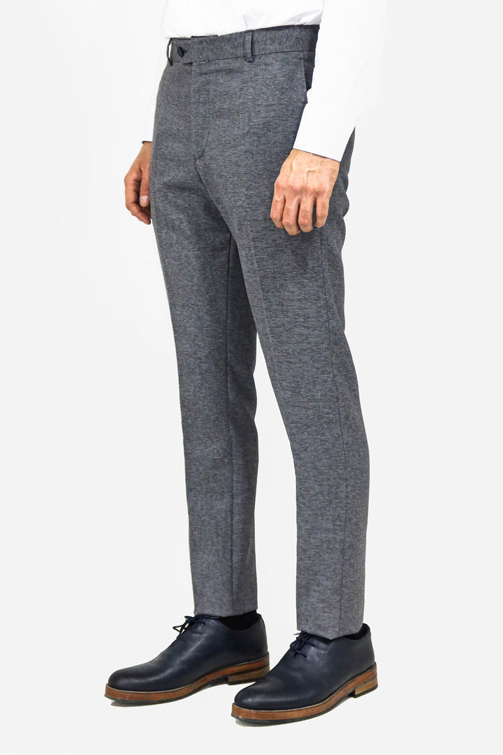 Plain Grey Men Trousers - Wessi