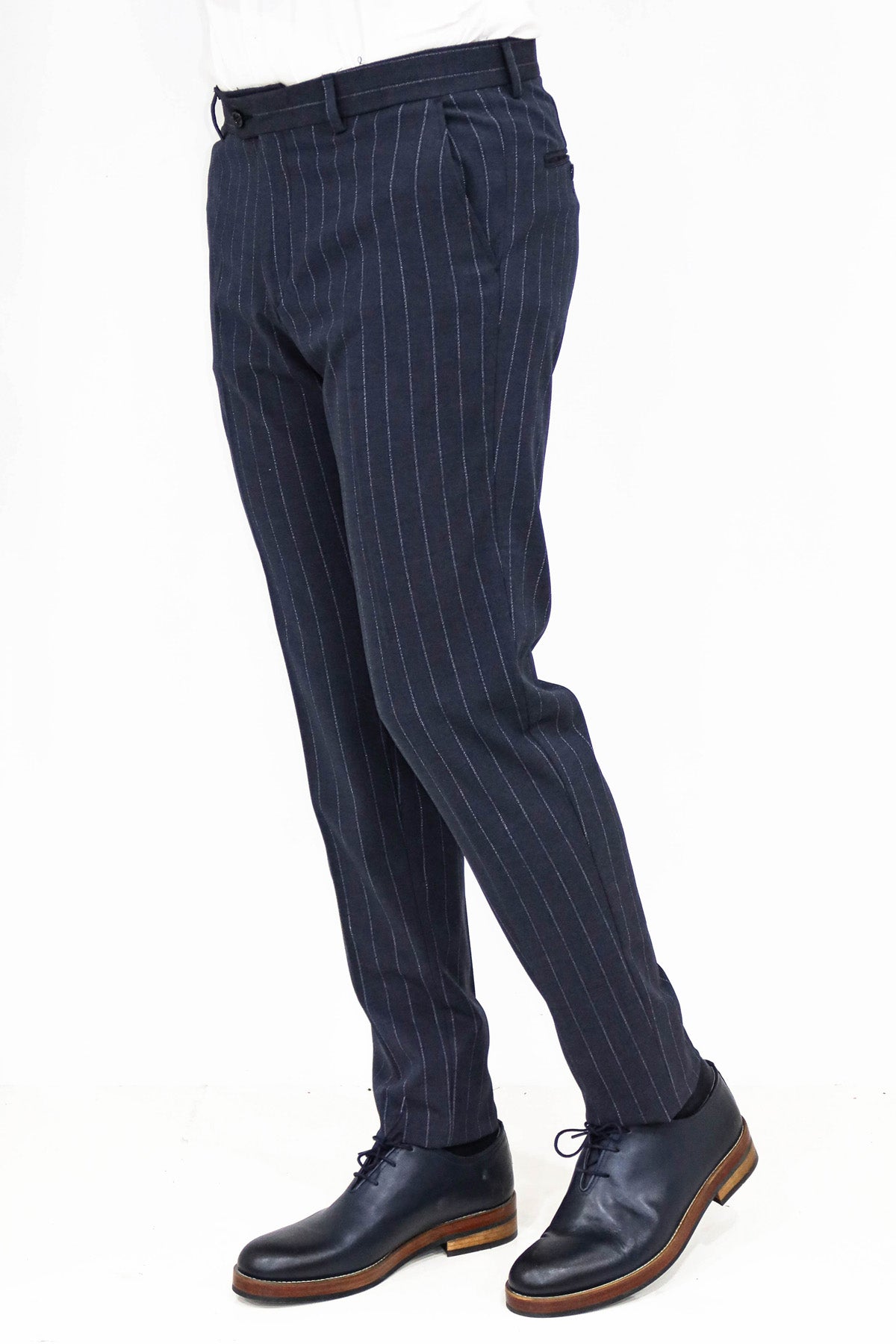 Mens blue pinstripe pants online