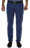 Slim Fit 5 Pocket Cotton Blue Men Trousers