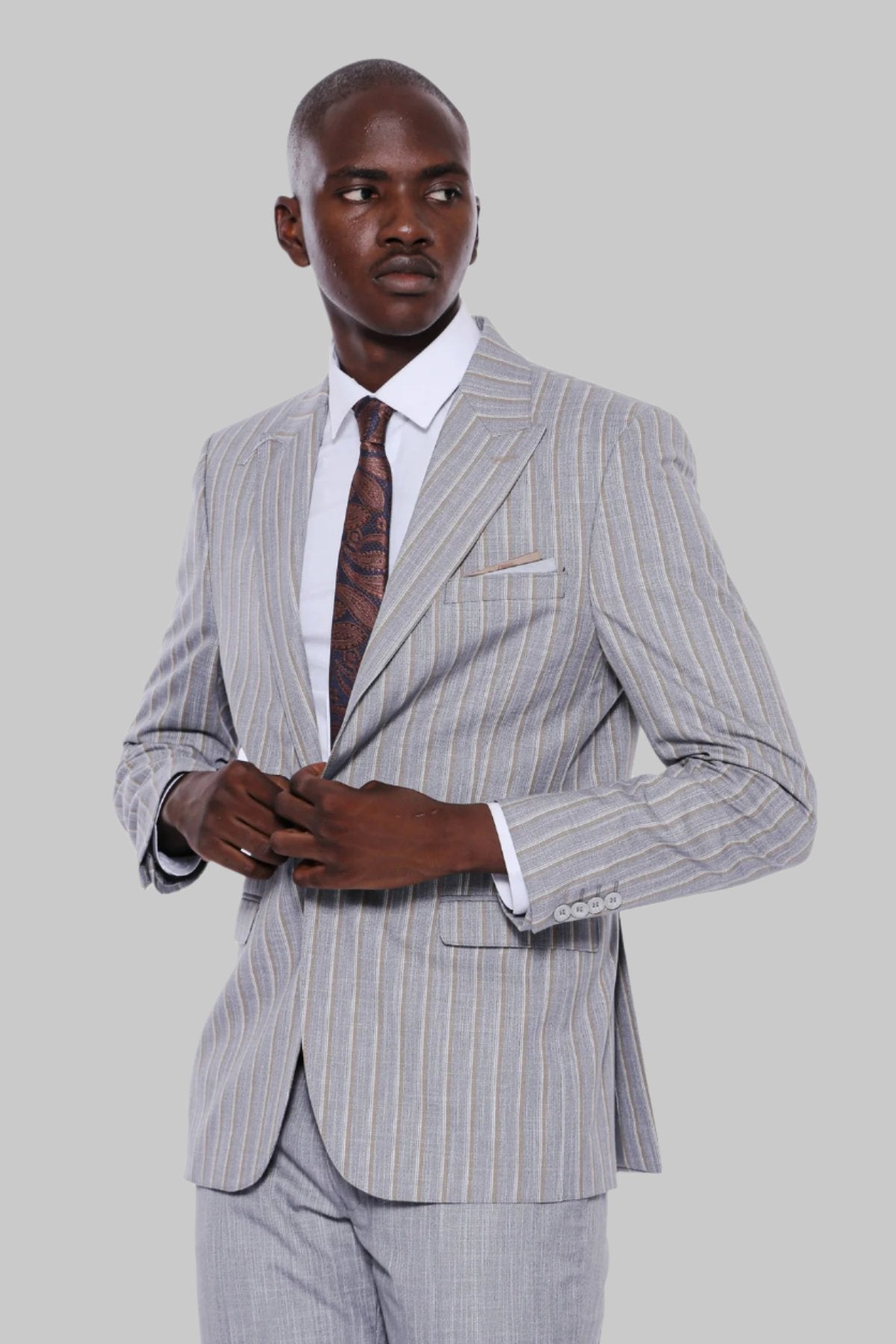 Striped blazer men sale