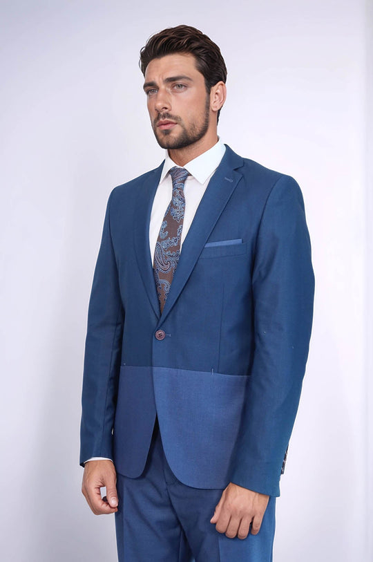 بدلة رجالية موديل انديغو | ويس