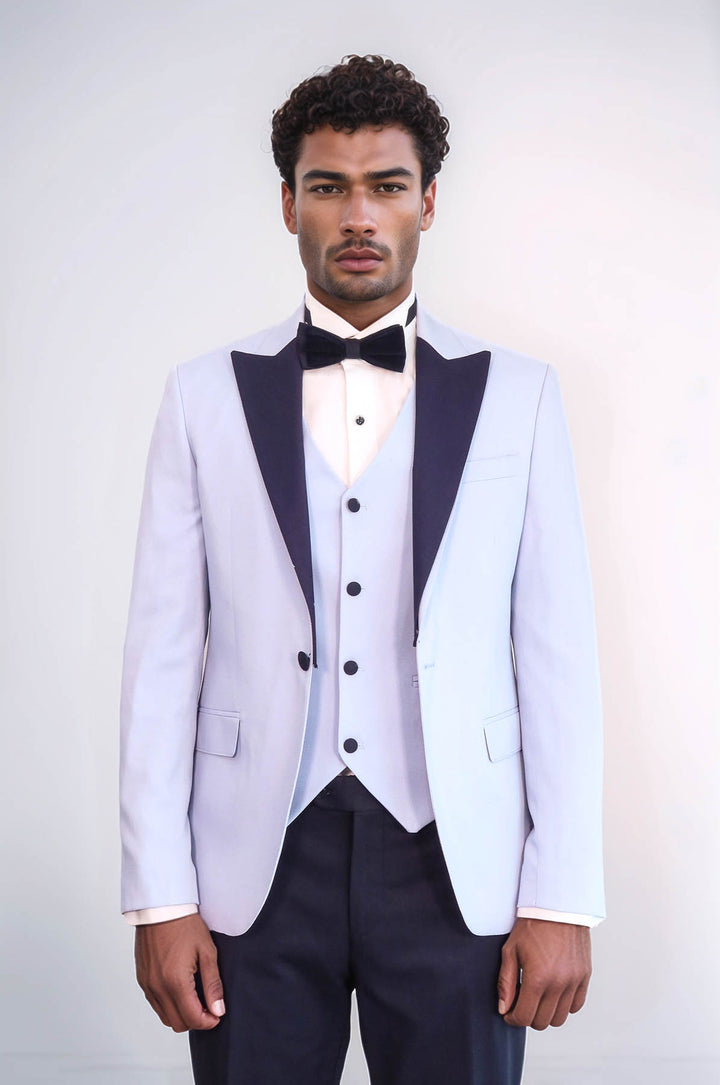 Soft Blue Wedding Suit - Wessi