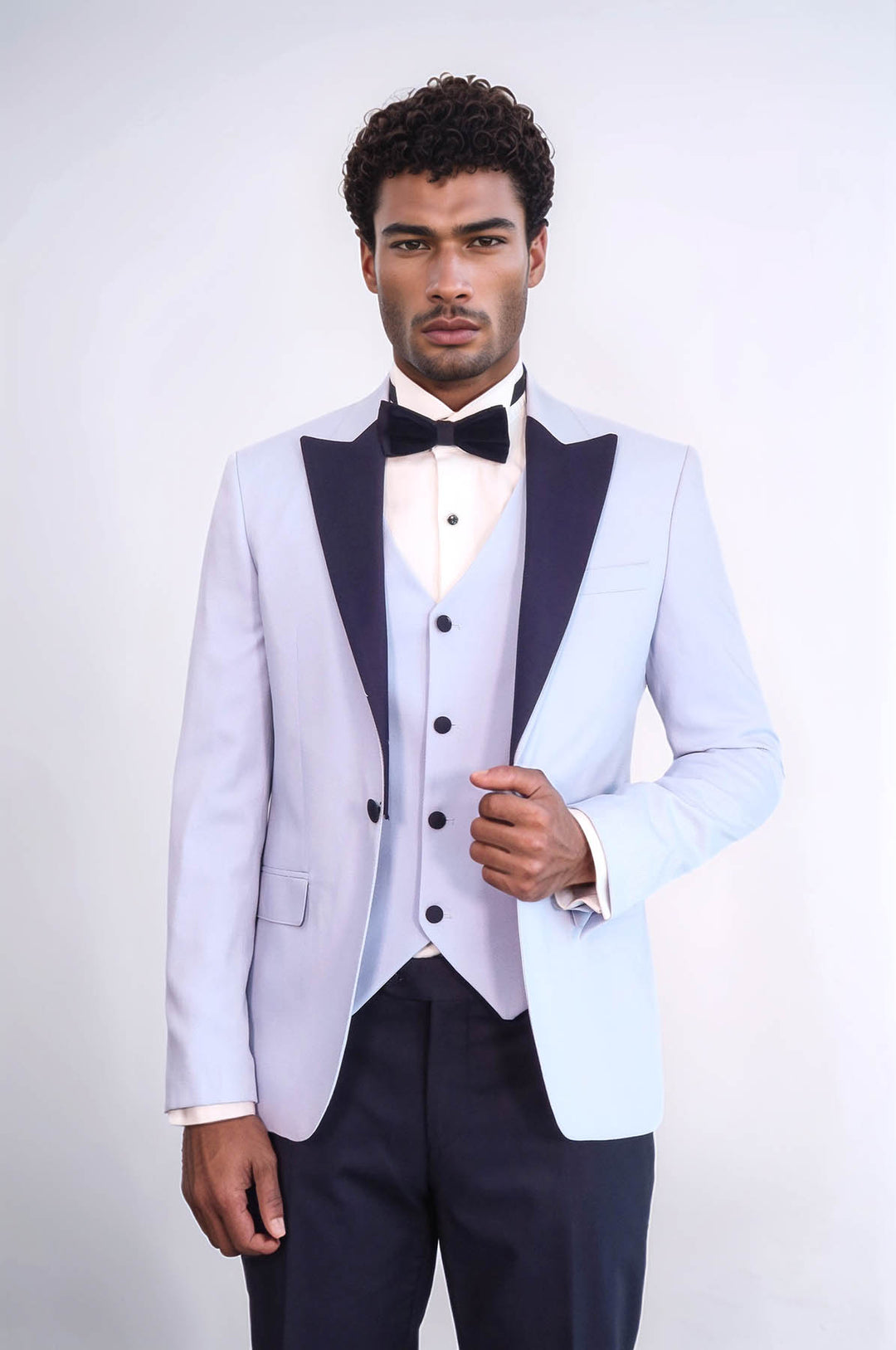 Soft Blue Wedding Suit - Wessi