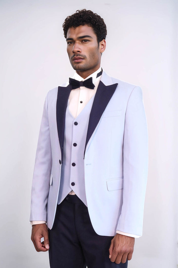 Costume de mariage bleu doux - Wessi