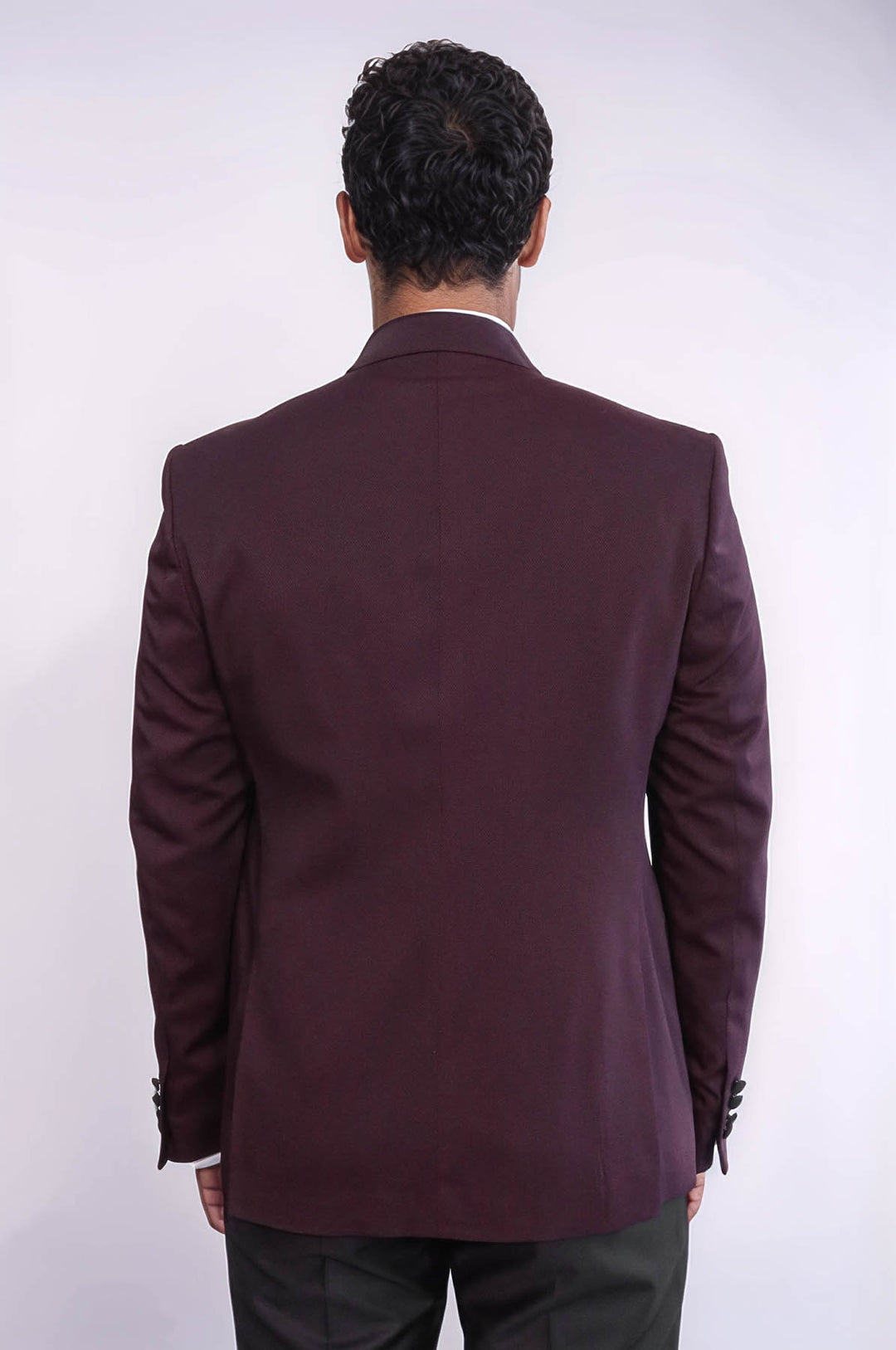 Vested Burgundy Tuxedo | Wessi