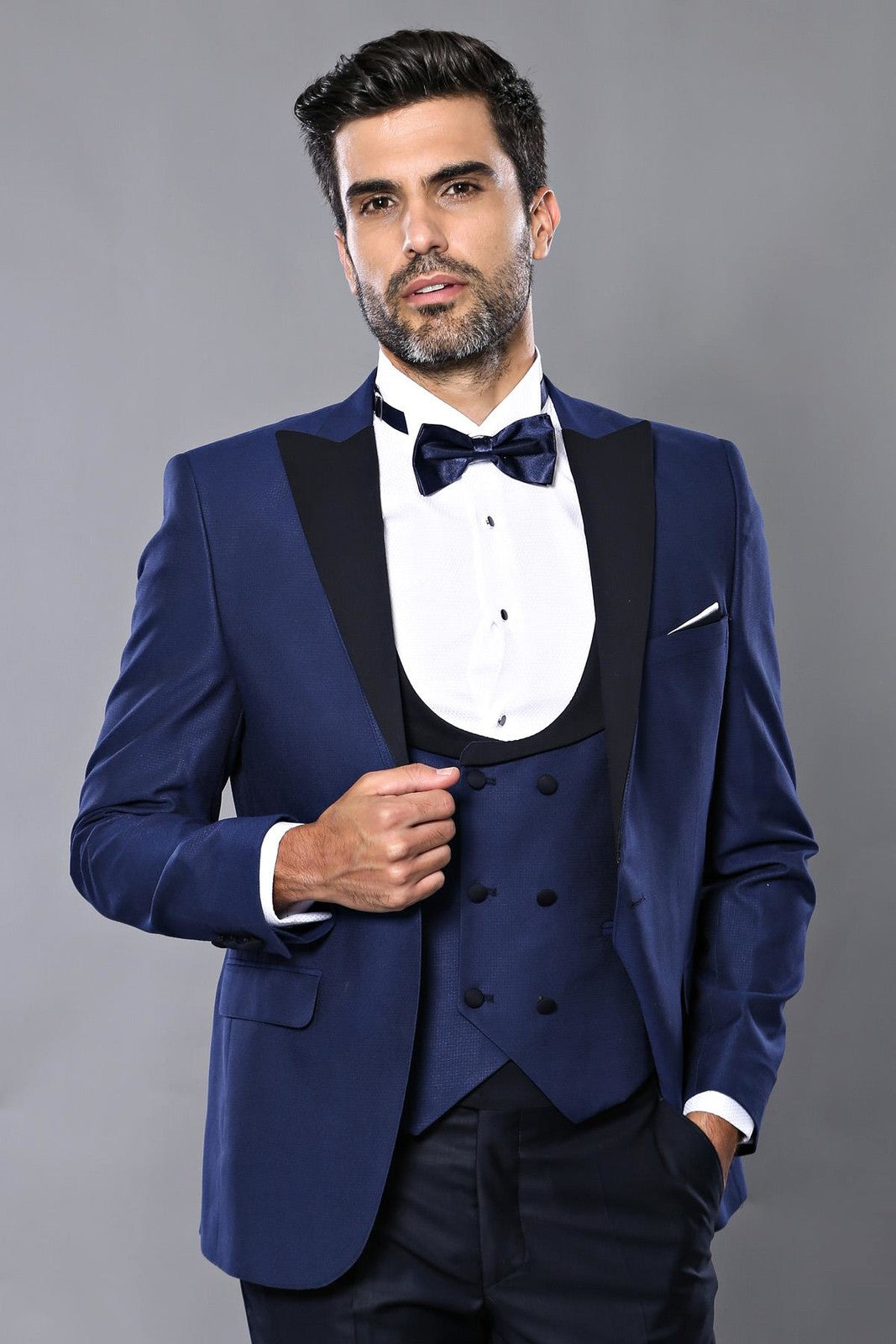 Navy Blue Men's Tuxedo | Wessi