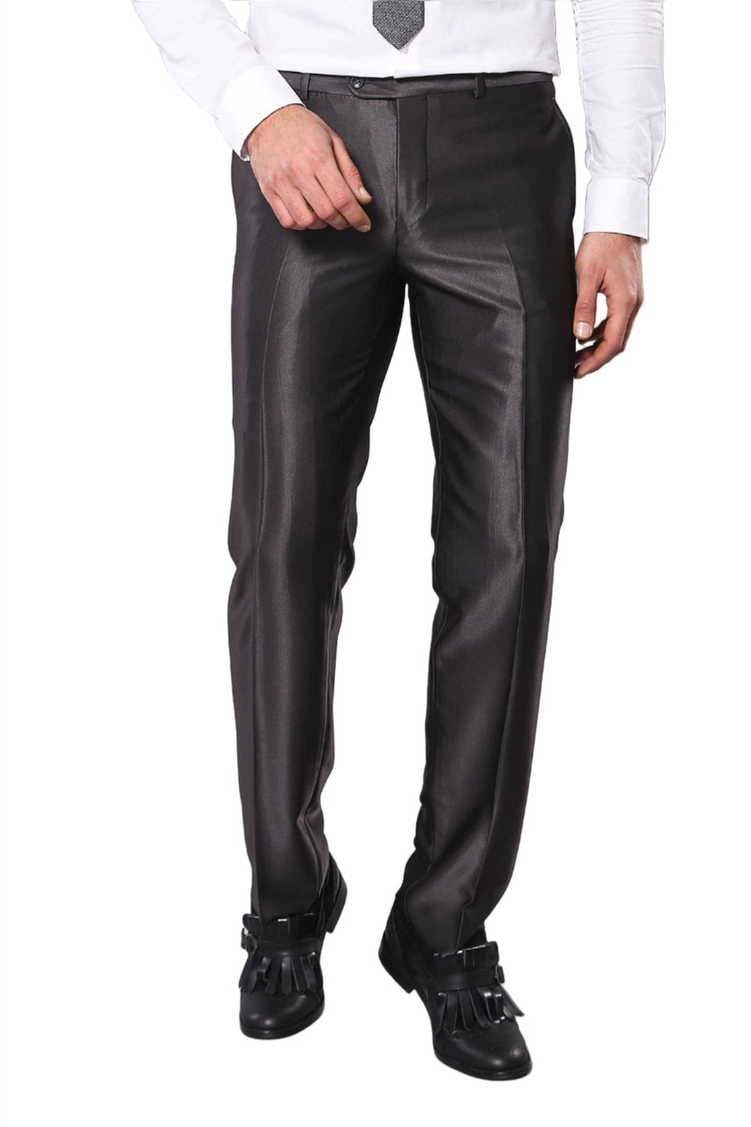 Shiny Smoked Men's Suit - Wessi