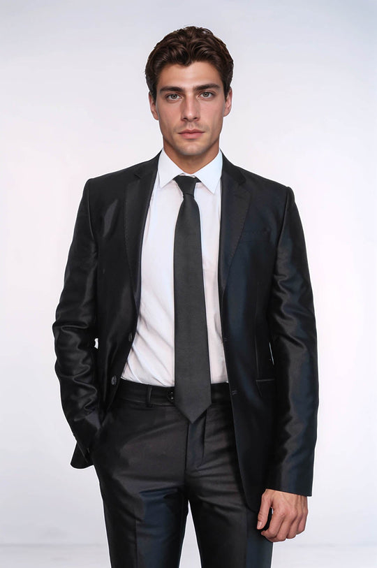 Combinaison noire brillante 8 Drop - Wessi