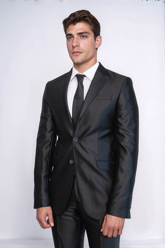 Combinaison noire brillante 8 Drop - Wessi