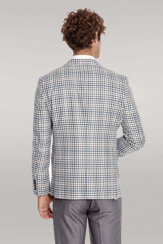 Plaid Grey Men's Suit - Wessi