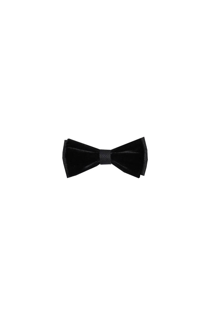 Velvet Black Bow Tie - Wessi