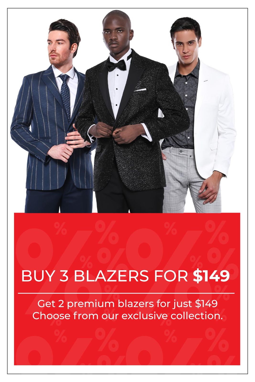 Buy 3 Blazers For $149!