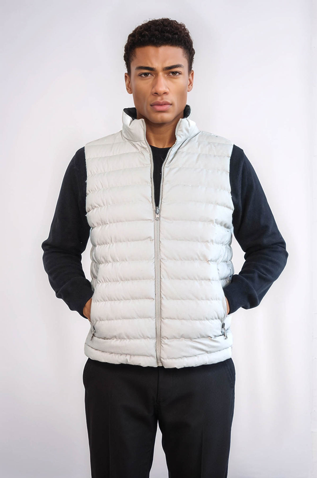 Doudoune Réversible Puffer Crème Homme - Wessi