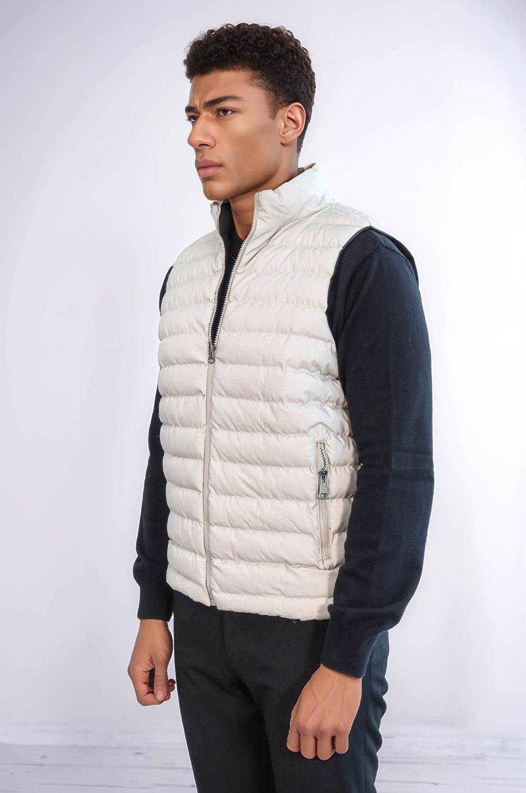 Doudoune Réversible Puffer Crème Homme - Wessi