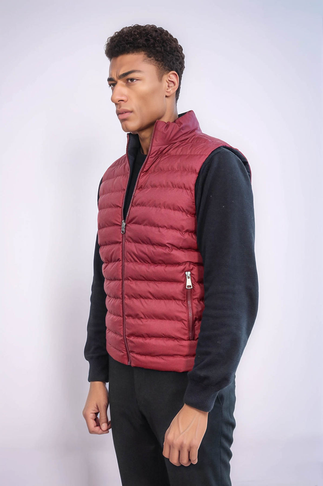 Doudoune Réversible Puffer Bordeaux Homme - Wessi