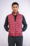 Gilet imbottito reversibile da uomo bordeaux - Wessi