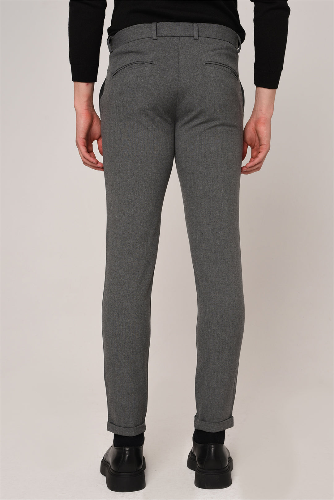 Pantalón Accesorio Hombre Gris Slim Fit - Wessi