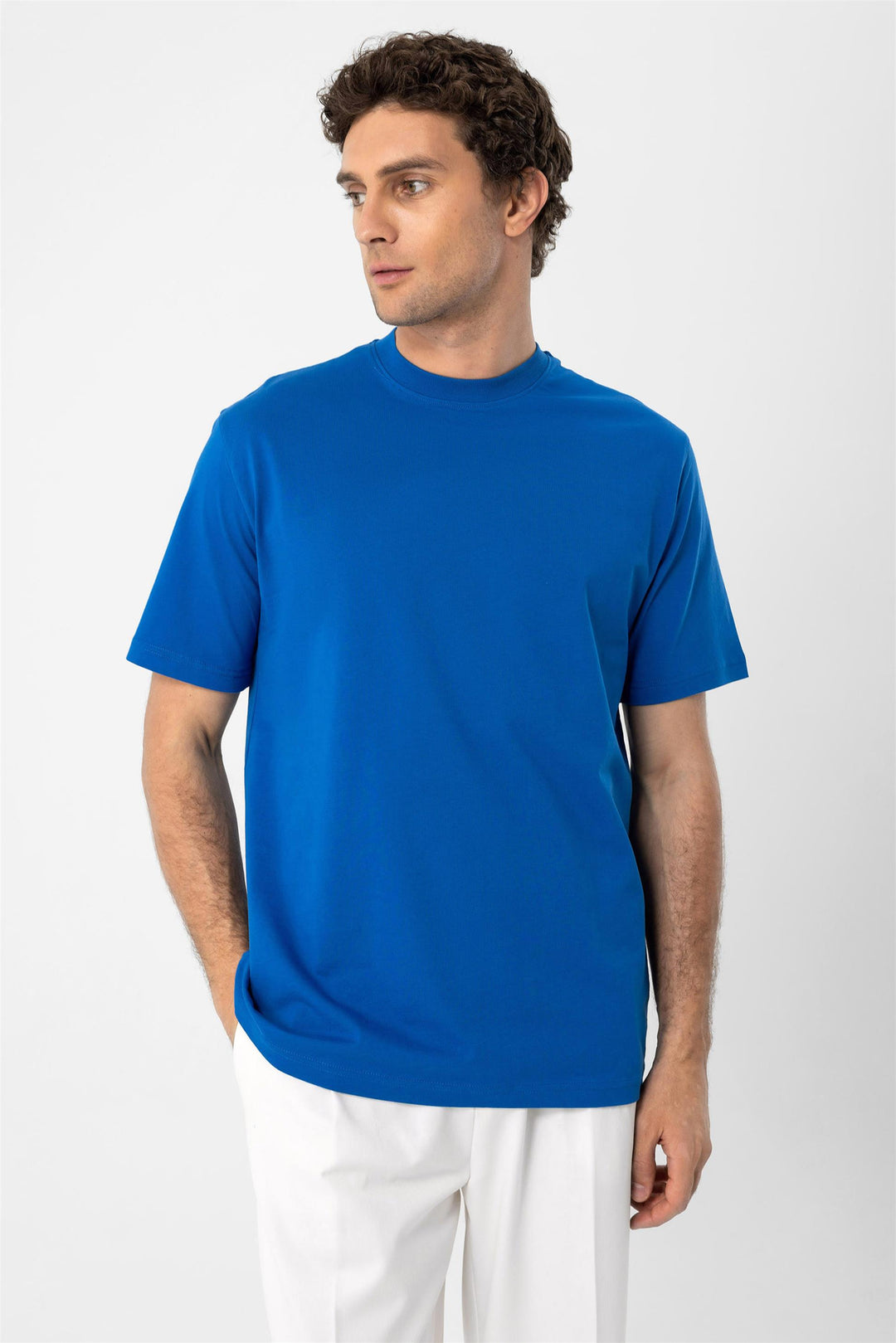 Camiseta básica Sax cuello redondo para hombre - Wessi