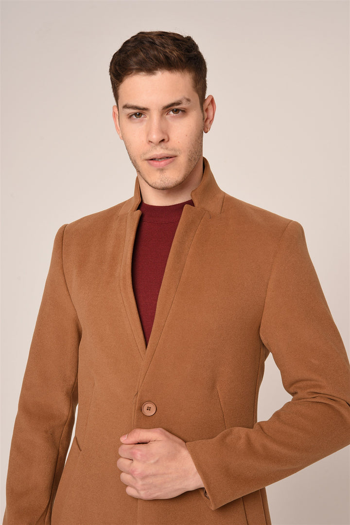 Wool-Blended Men's Cachet Coat - Wessi