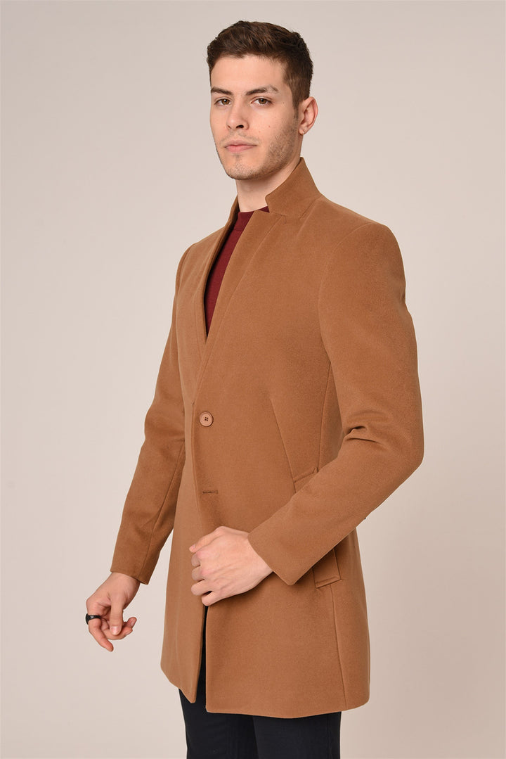 Wool-Blended Men's Cachet Coat - Wessi