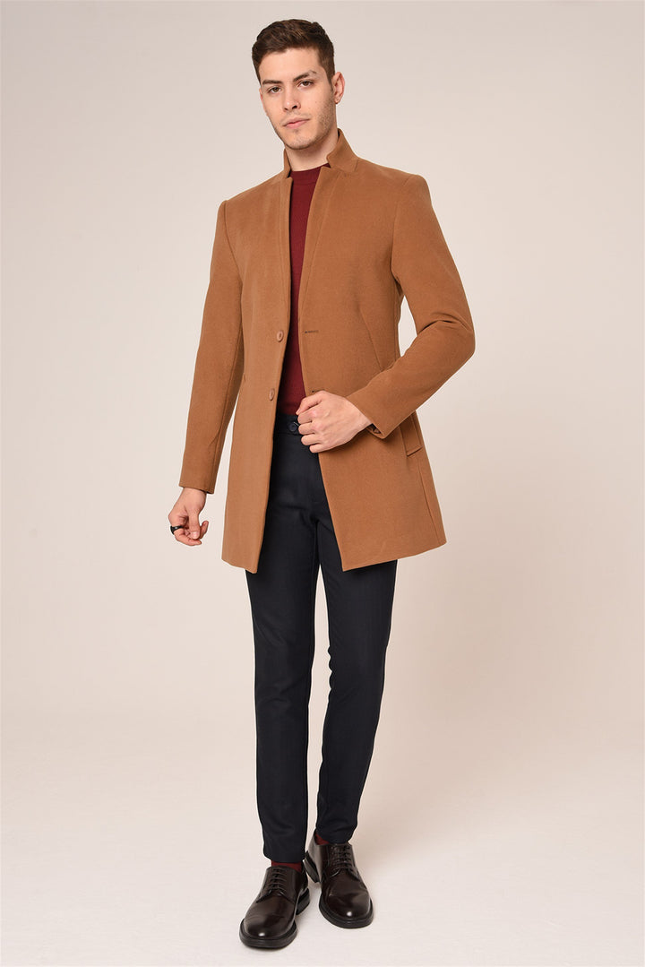 Wool-Blended Men's Cachet Coat - Wessi