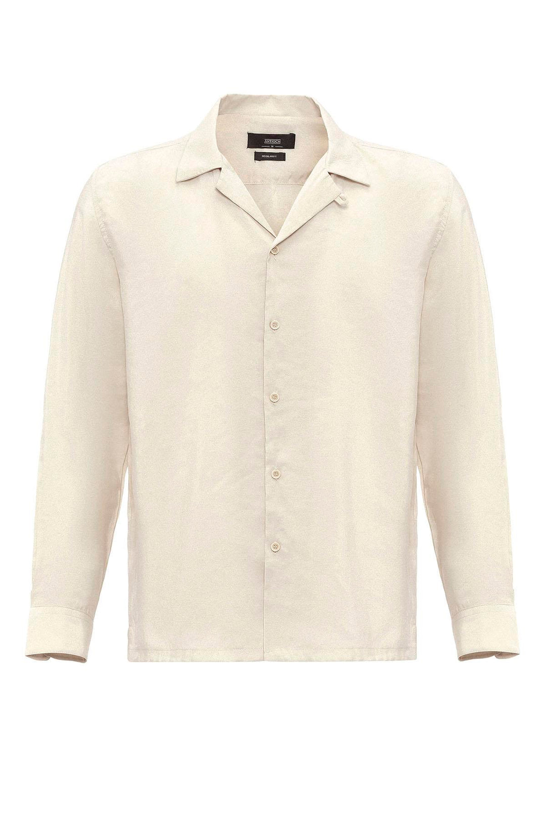 Men's Stone Camp Collar Long Sleeve  Shirt - Wessi