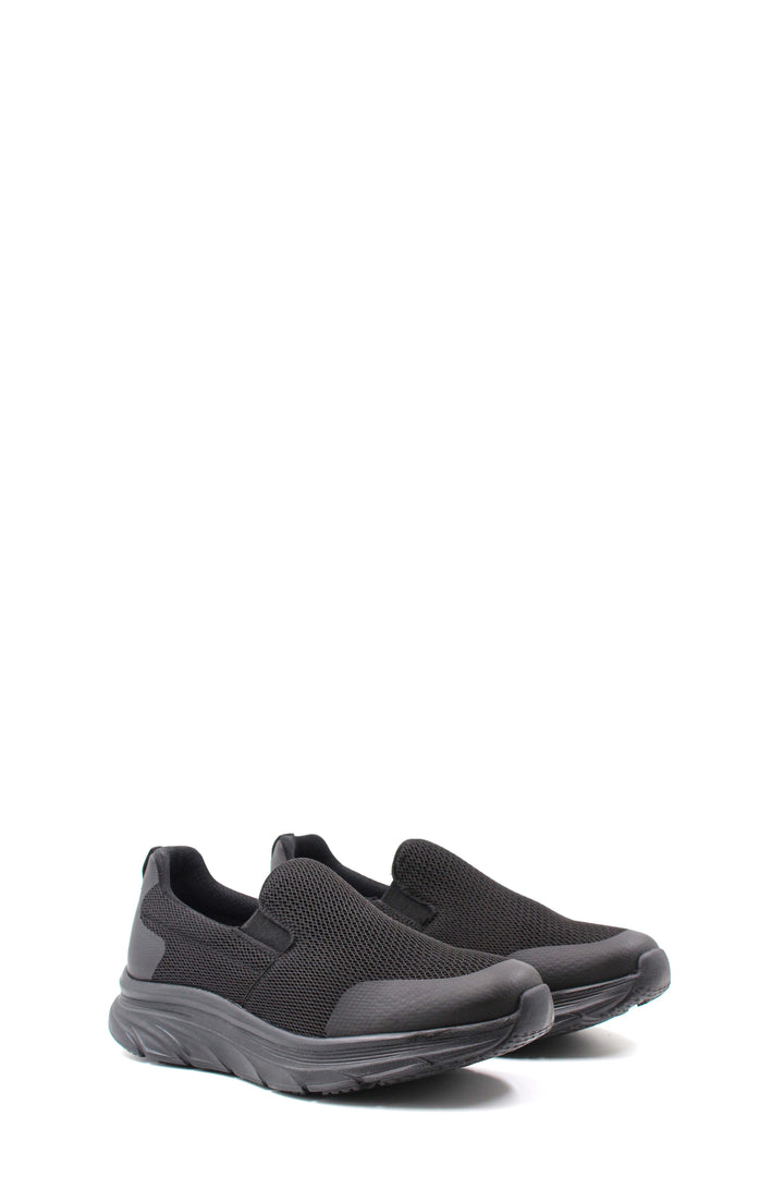 Scarpe da ginnastica slip-on in rete nera da uomo - Wessi