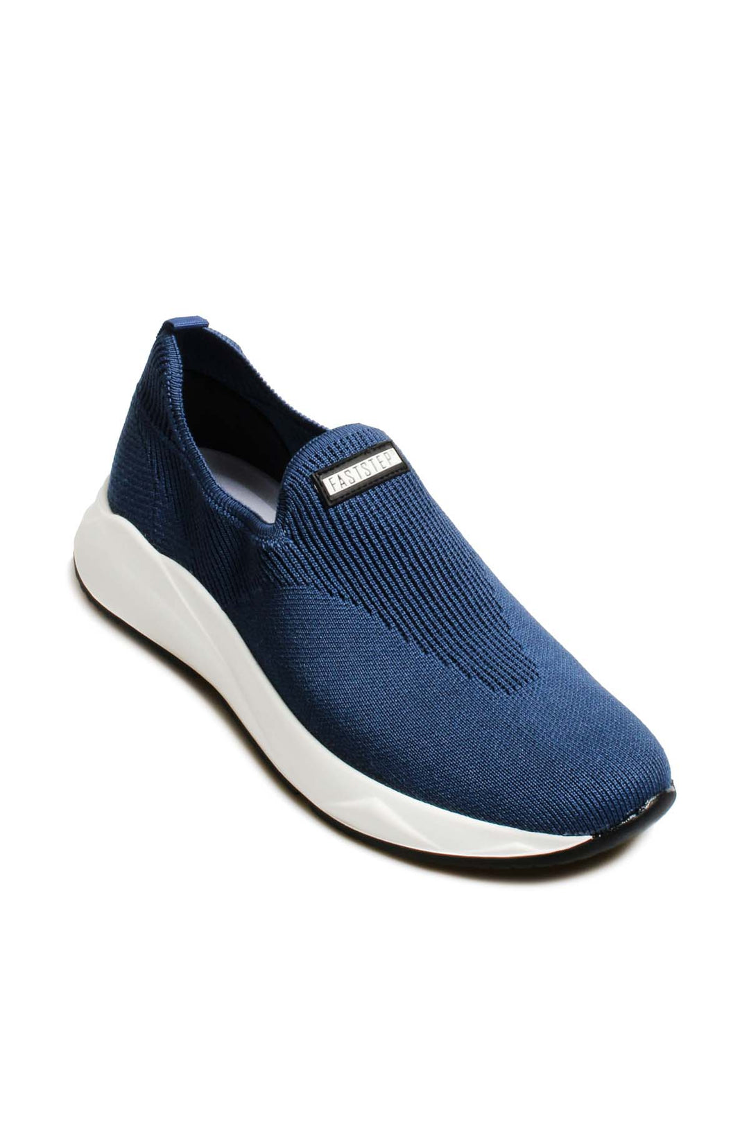 Navy Knit Slip-On Sneakers Wessi