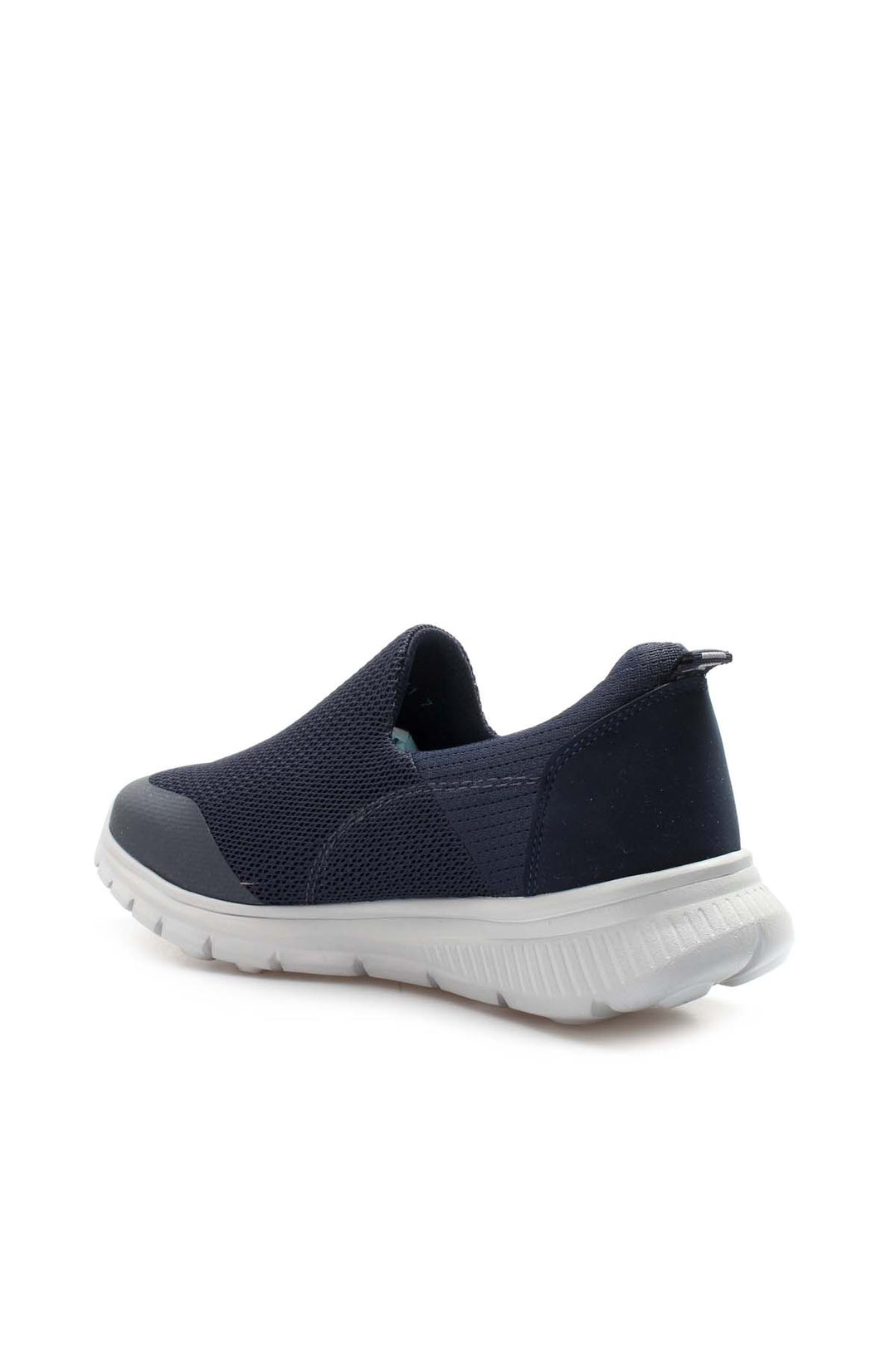 Navy Blue Breathable Slip-On Sneakers-Wessi