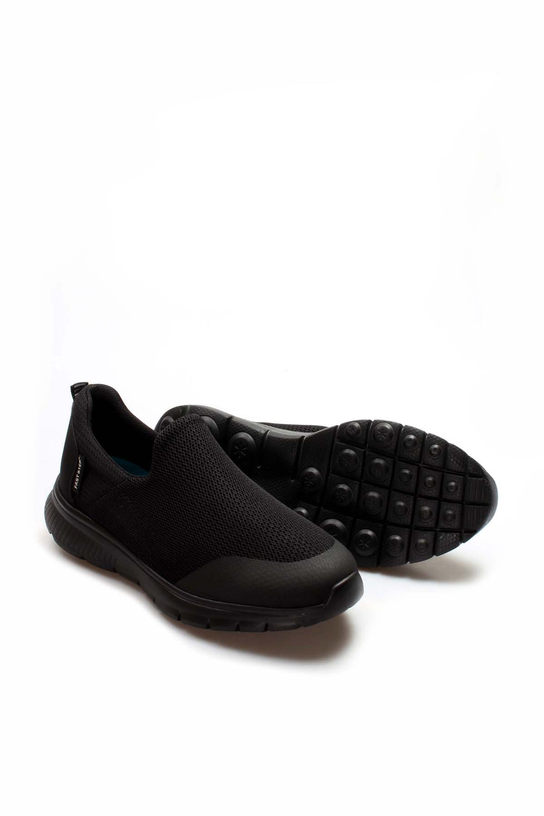 Men's All-Black Slip-On Sneakers-Wessi